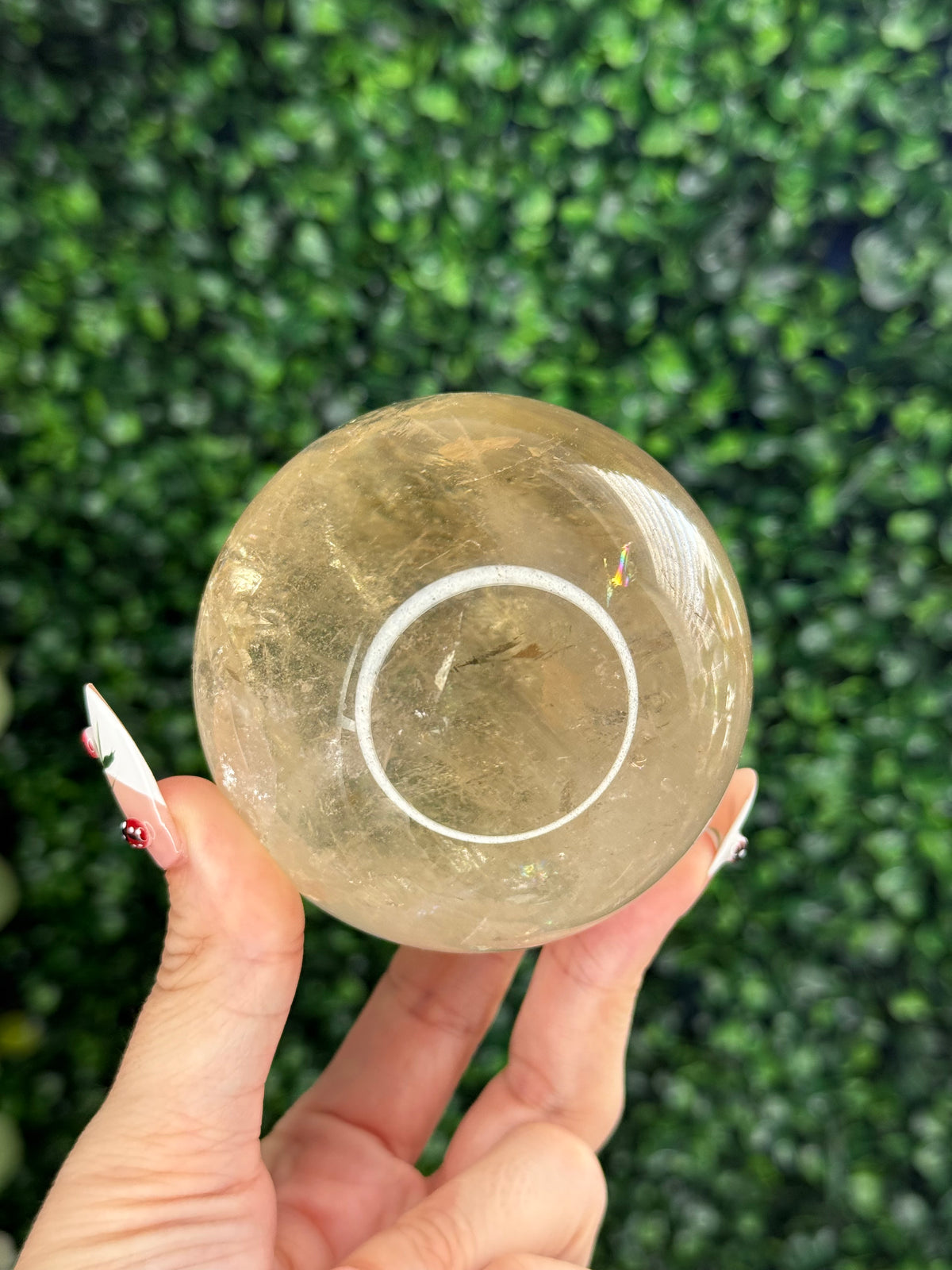 Citrine Crystal Sphere 577g