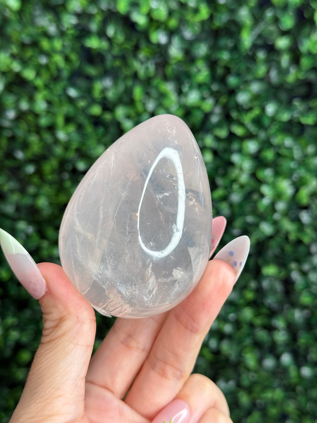 Girasol Rose Quartz Eggs - Madagascar