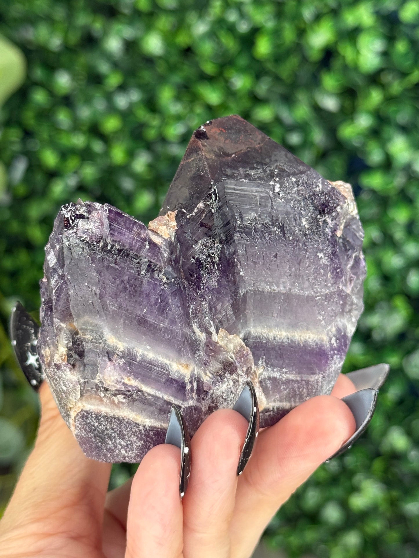 Hematite-Included Amethyst Alien Amethyst U