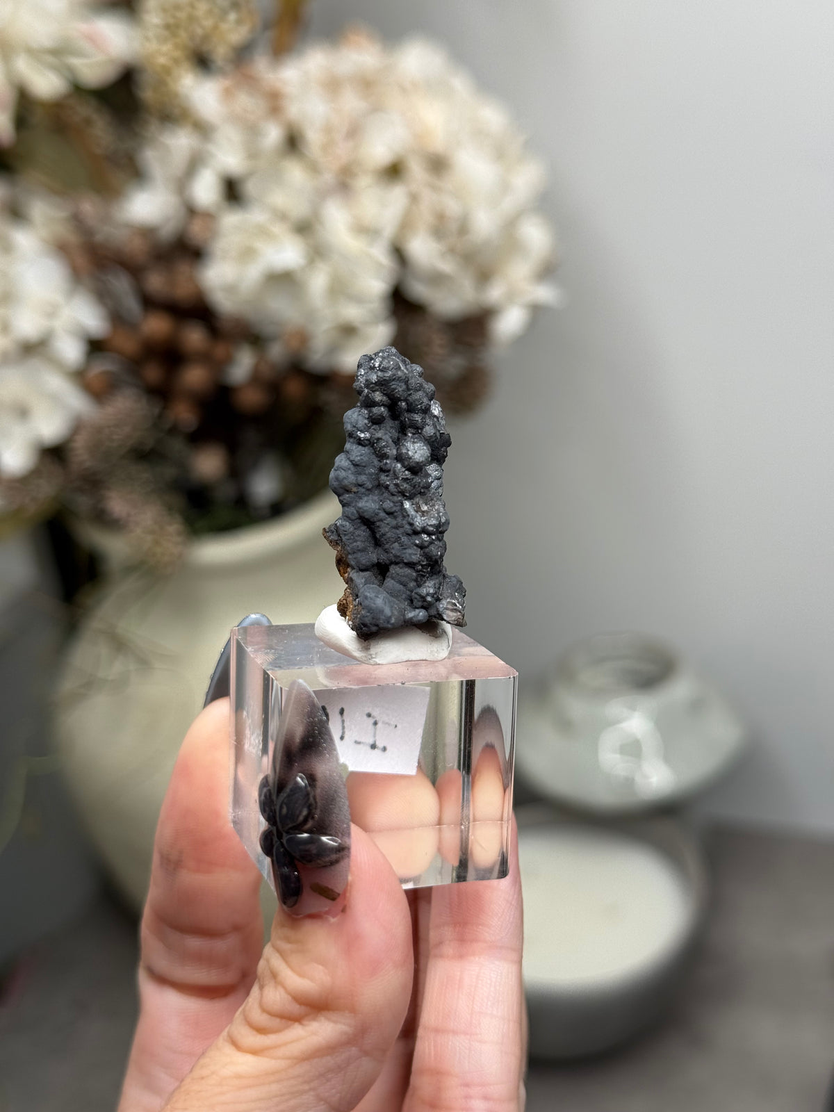 Goethite Stalactites with Calcite from Aouz, Er Rachidia Province, Morocco - I