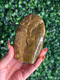 Colourful Moss Agate Freeform Crystal Carving from Indonesia - B