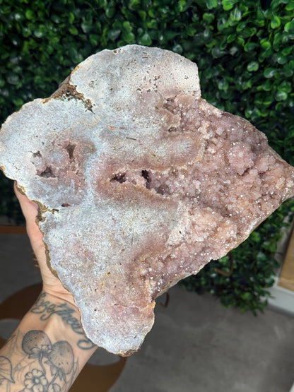 3.5kg XL Pink Amethyst Geode Butterfly Winds Crystal Carving - Brazil