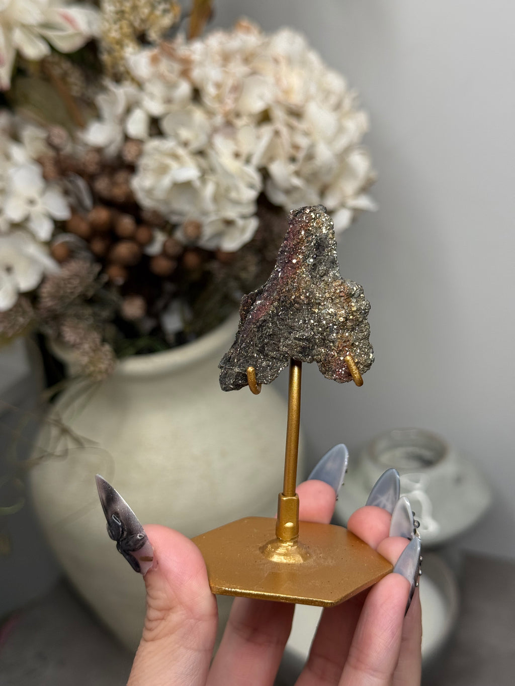 Pyritized Petrified Wood from Indonesia - J