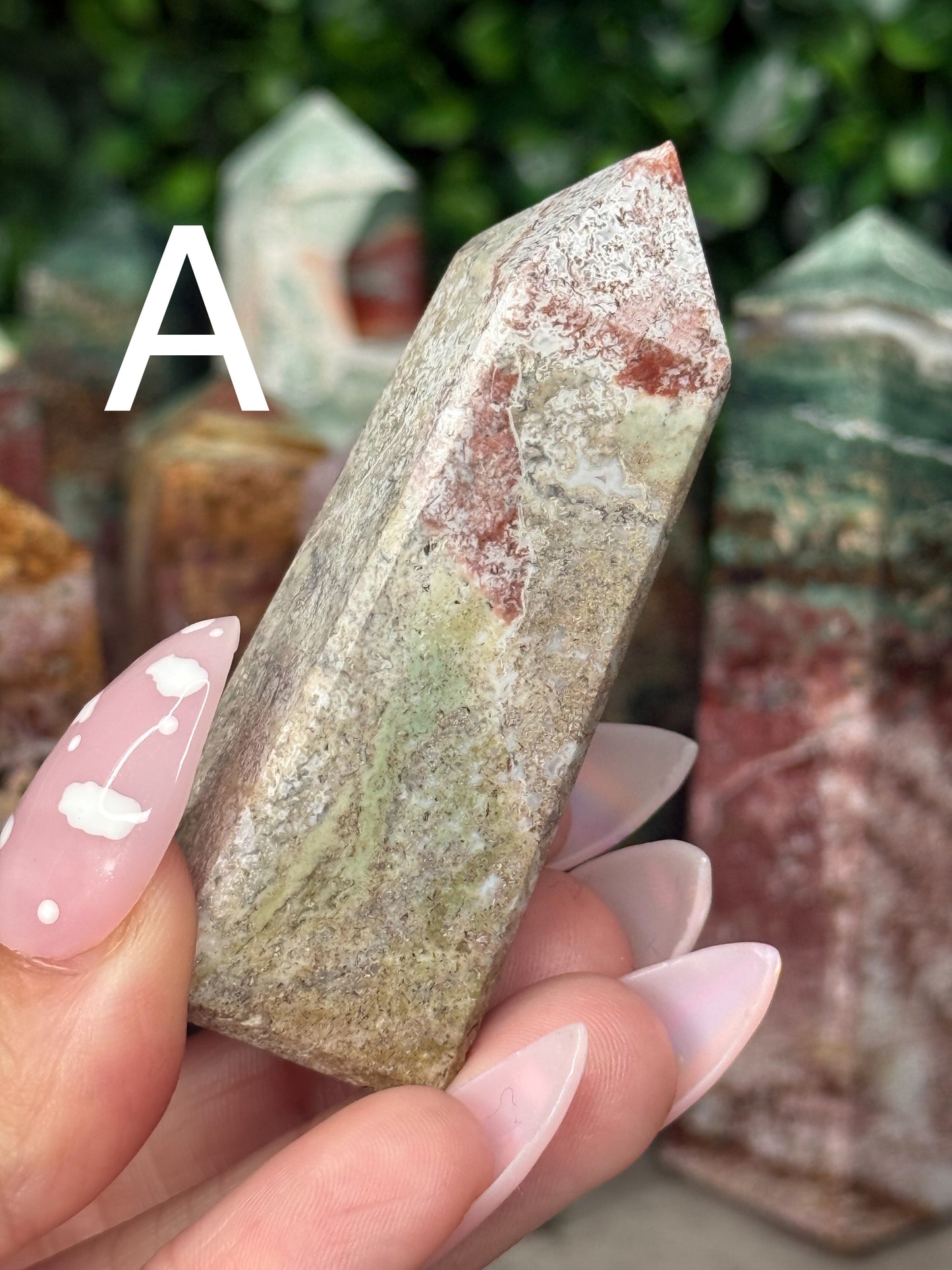 Unicorn Jasper Towers Crystal Carvings