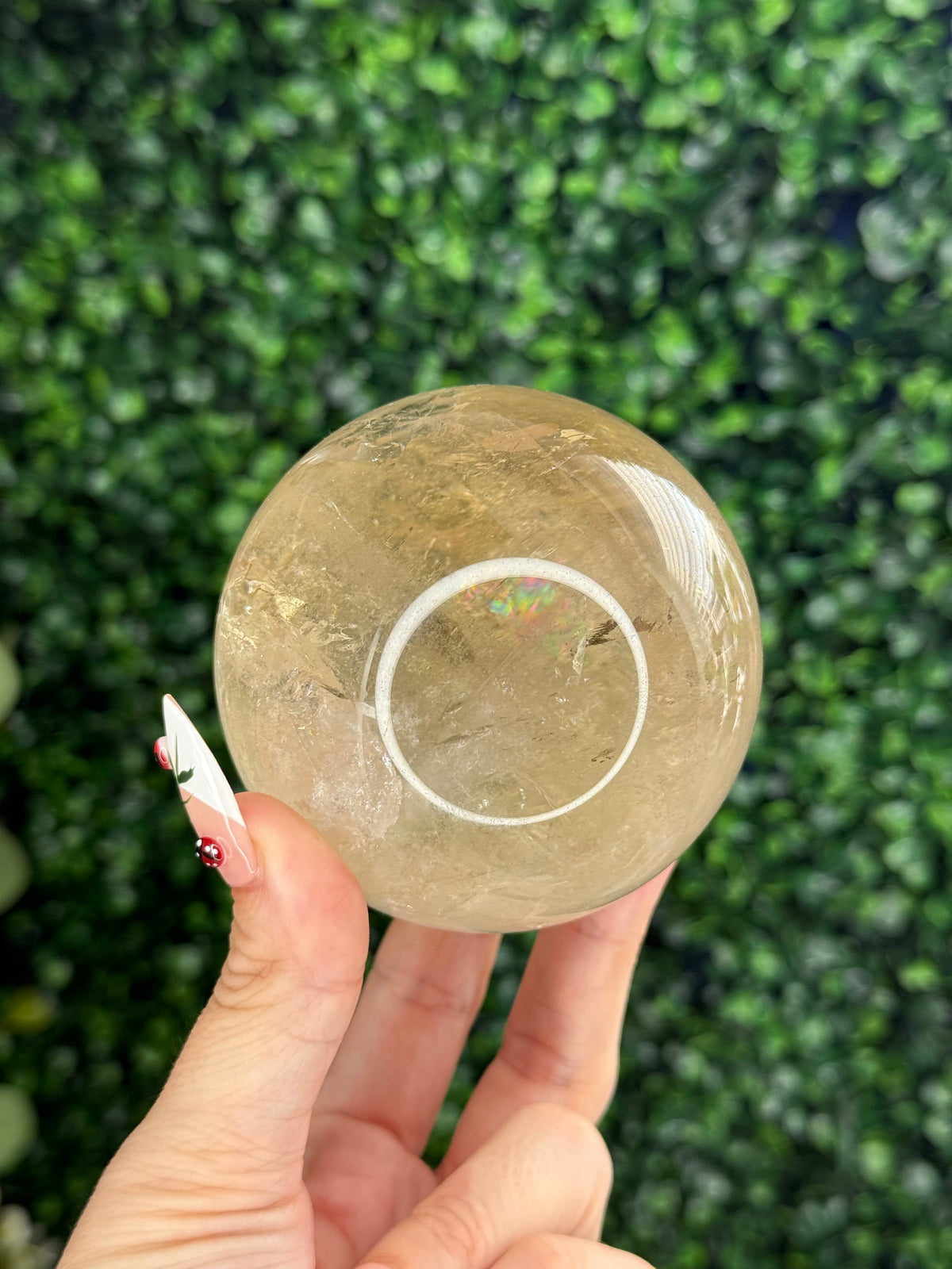 Citrine Crystal Sphere 577g