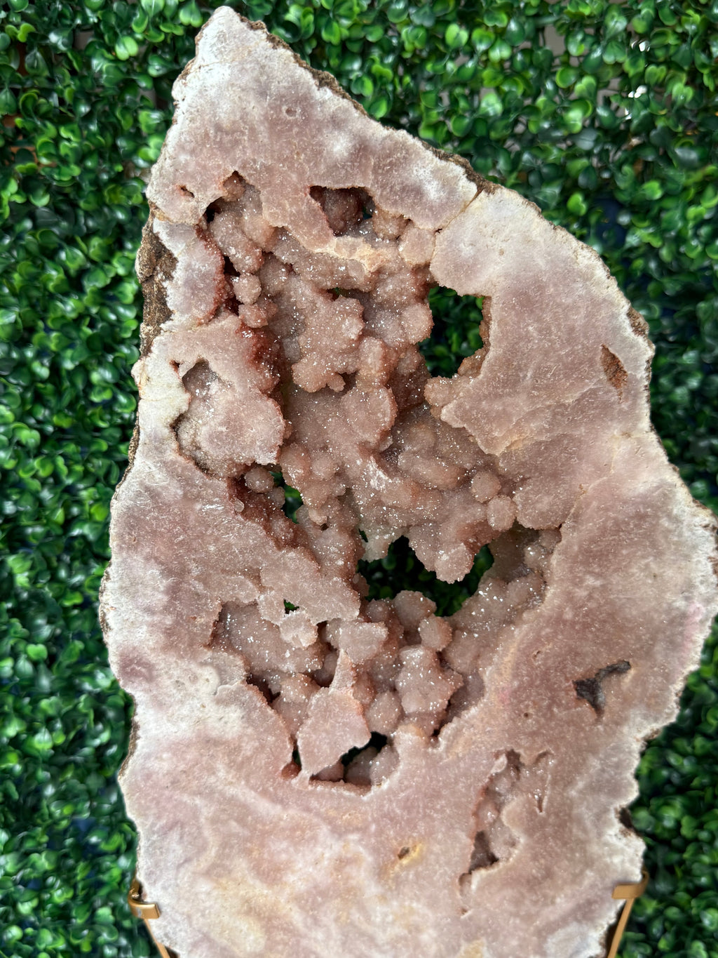 XL Pink Amethyst Druzy Statement Slab 4600g