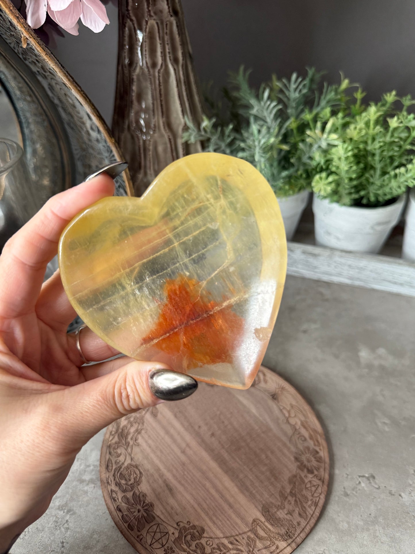 Fluorite Heart Bowl