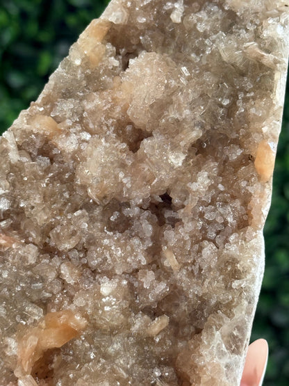 Peach Stilbite with Heulandite crystal Specimen 327g