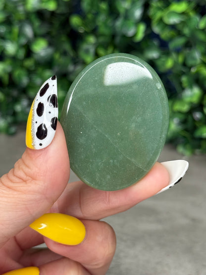 Green Aventurine Flat Palmstones