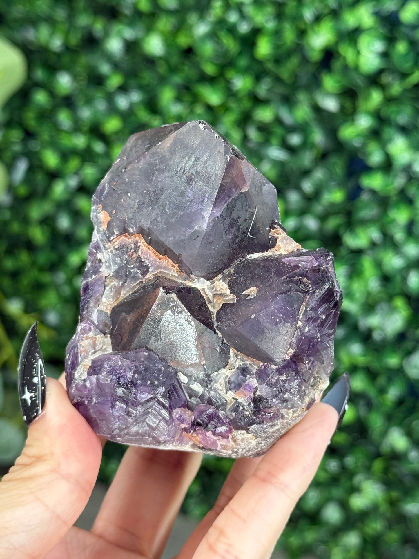 Hematite-Included Amethyst Alien Amethyst U