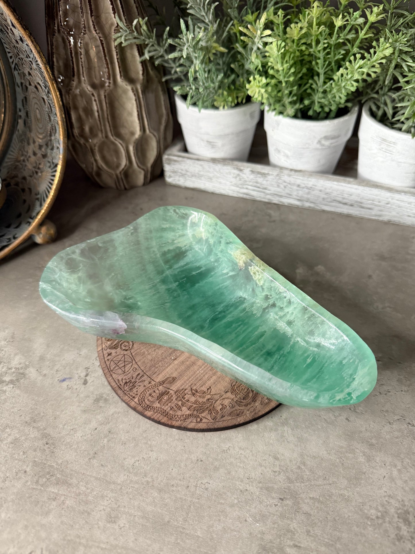 Large Fluorite Bowl