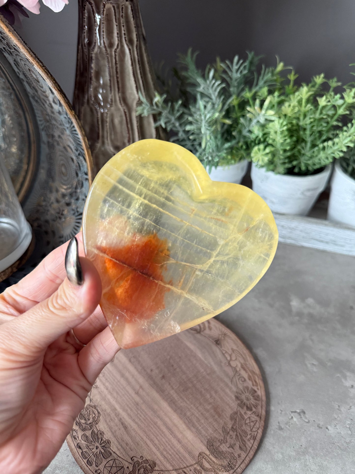 Fluorite Heart Bowl