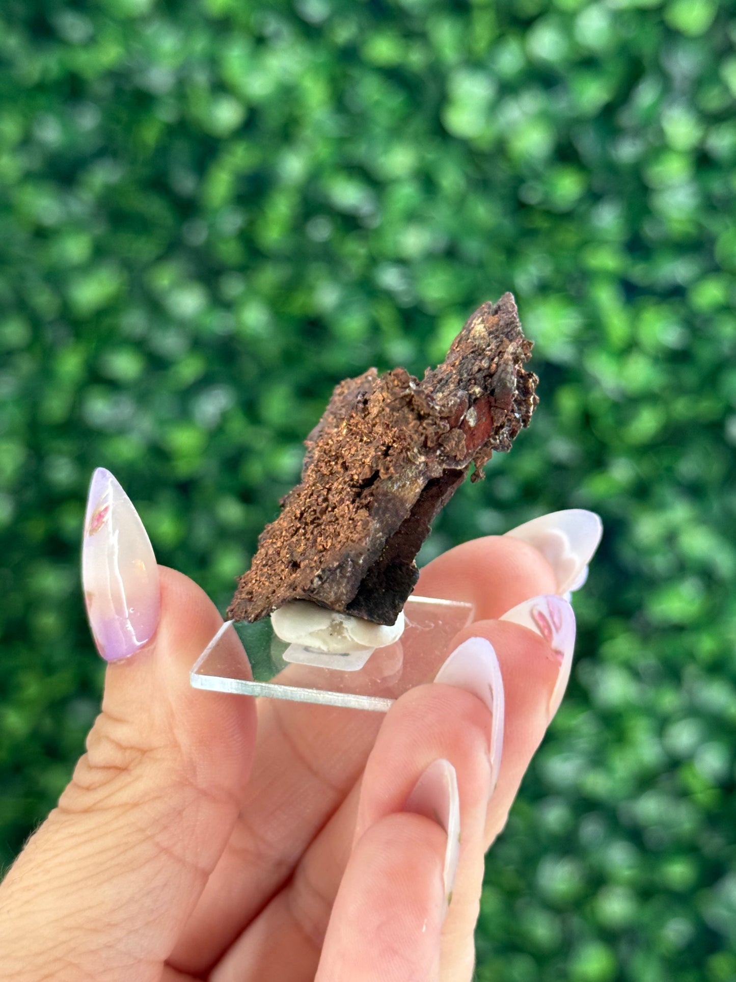 Native Copper Collection mined in the 70s Pearl Handle Pit Ray Mine AZ, US - G