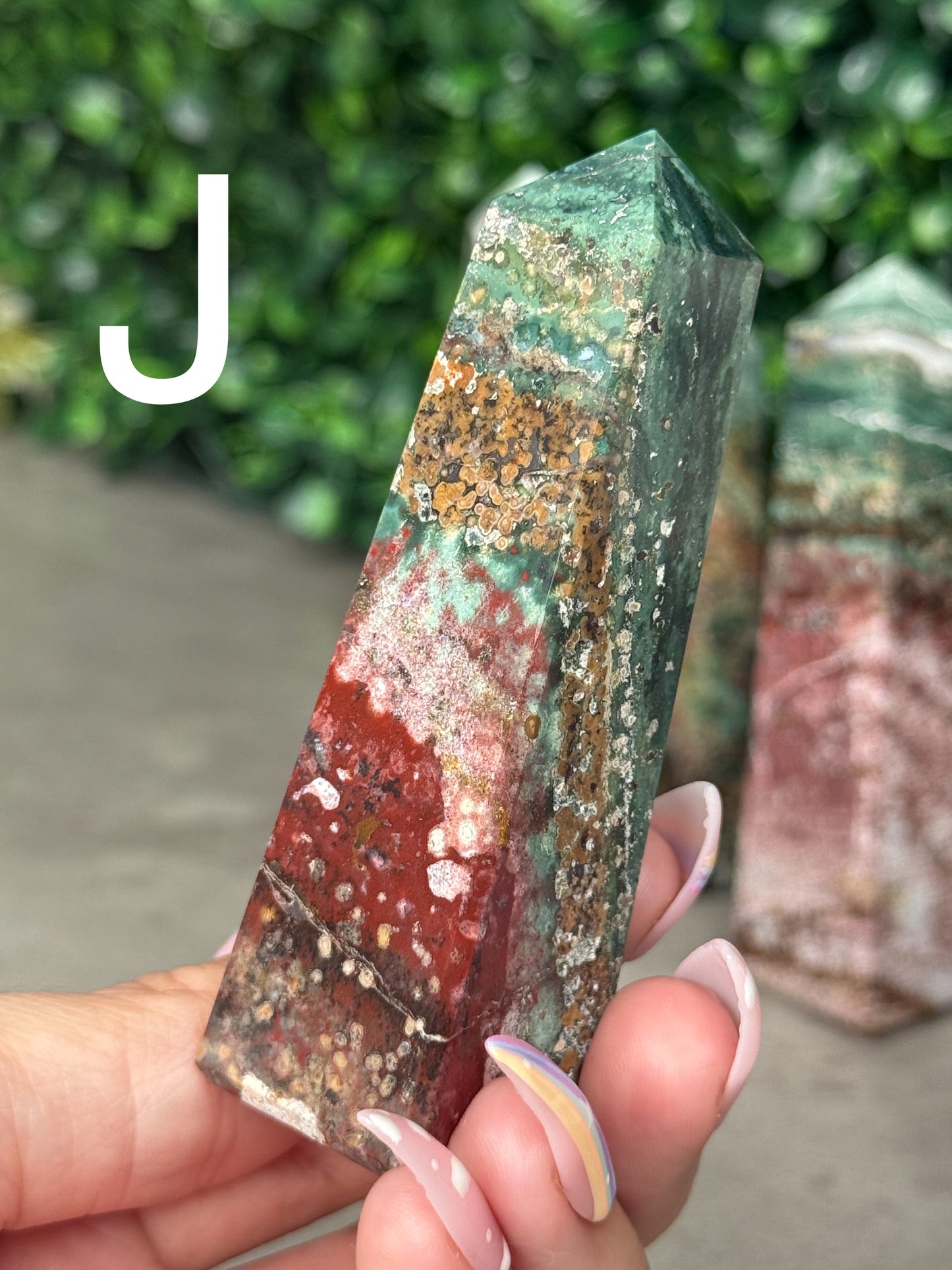 Unicorn Jasper Towers Crystal Carvings