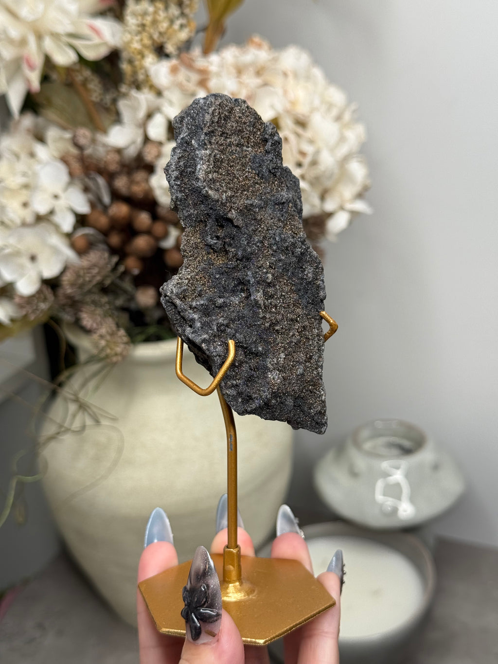 Botryoidal Goethite with Druzy Quartz Coating from Banten, Indonesia - A