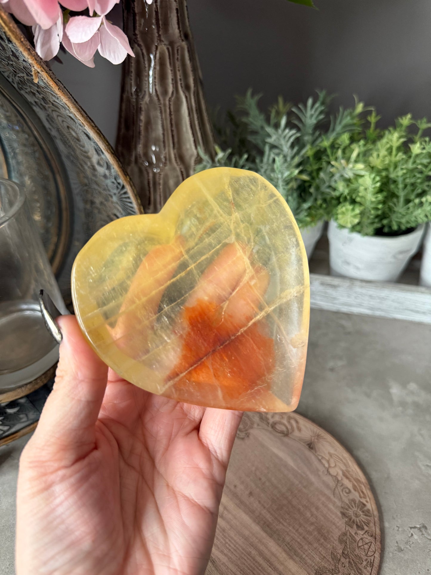 Fluorite Heart Bowl