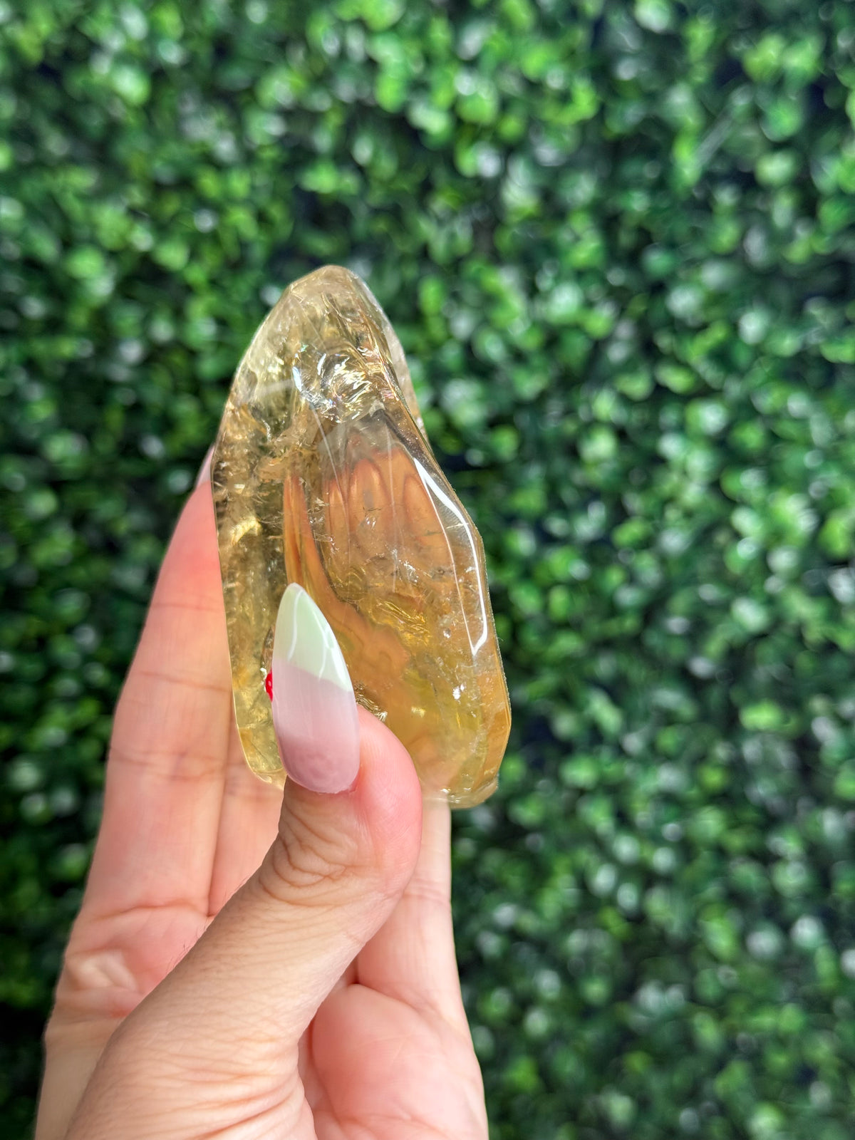 Citrine Small Polished Bowl Crystal Carving