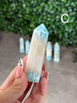 Larimar Crystal Tower Carving – Choose Your Piece (39g–81g)