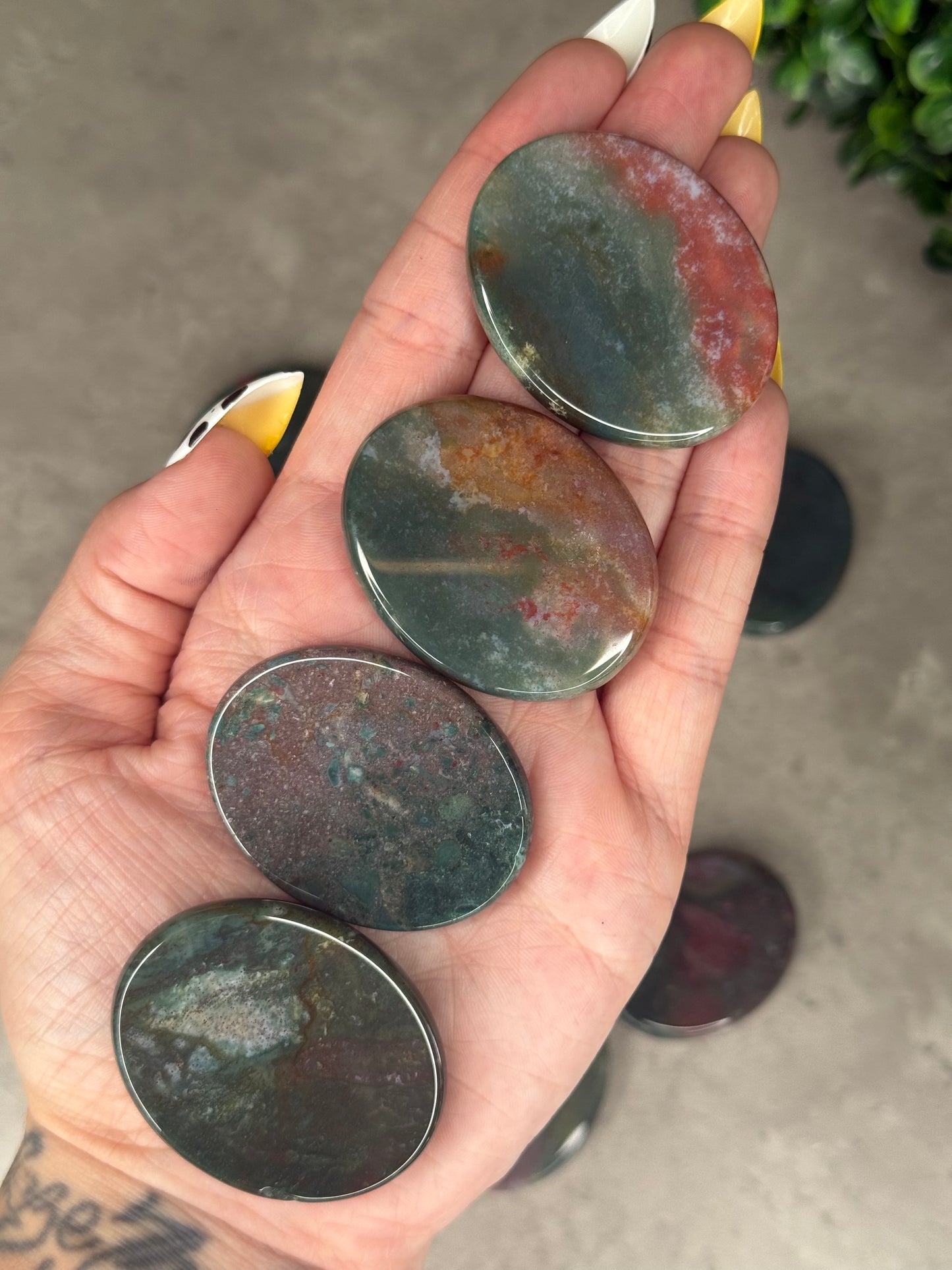 Ocean Jasper Flat Palmstones