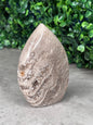 Chocolate Ocean Jasper Druzy Crystal Teardrop - Indonesia