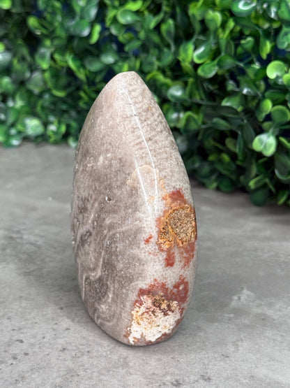 Chocolate Ocean Jasper Druzy Crystal Teardrop - Indonesia