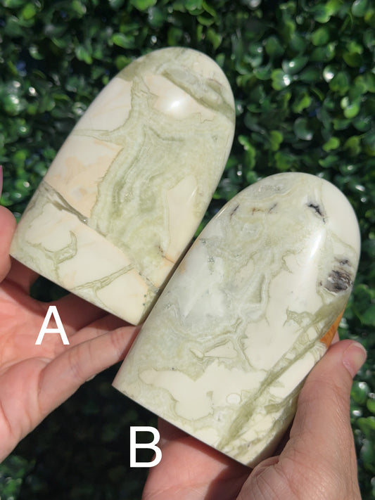 Green Maligano Jasper Crystal Freeforms - Indonesia