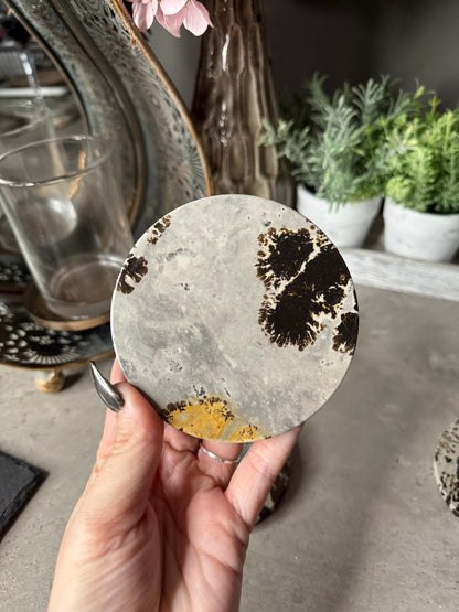 Picture Jasper Coasters Mineral Specimen,Energy Crystals,Home Decoration,Reiki Healing,Crystal Gifts