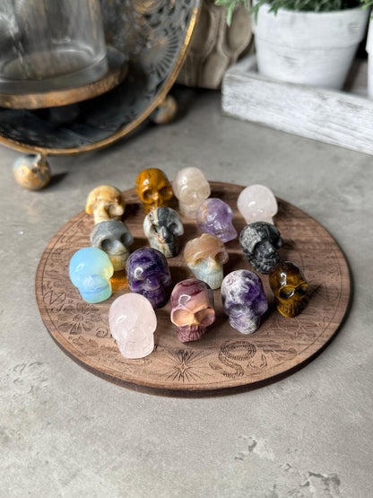 Intuitively selected Crystal Mini Skulls