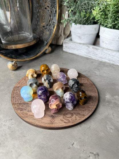 Intuitively selected Crystal Mini Skulls