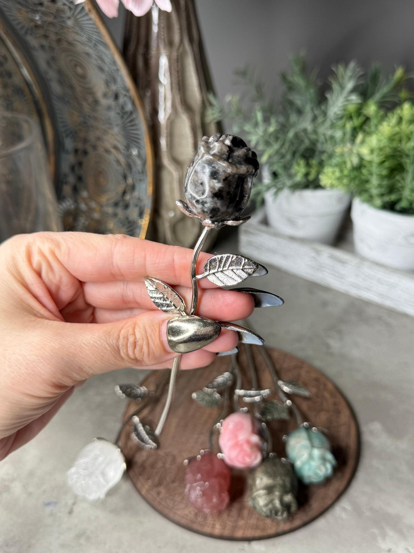 Crystal Rose Stems - Perfext Mothers Day gifts