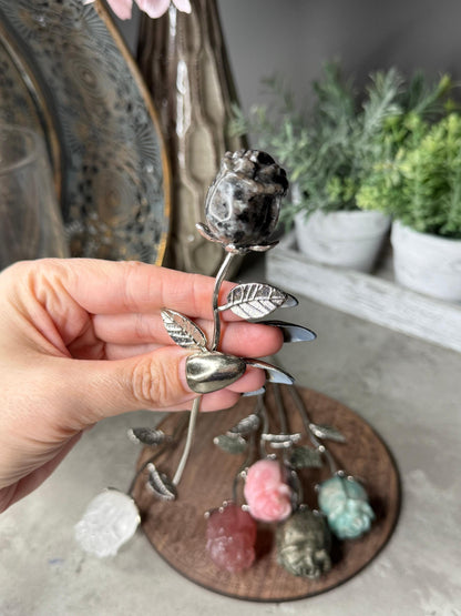 Crystal Rose Stems - Perfext Mothers Day gifts