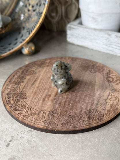 Mouse Mini Crystal Carvings