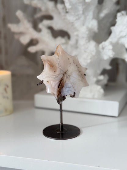 Agate Spiderweb on a stand Mineral Specimen,Energy Crystals,Home Decoration,Reiki Healing,Crystal Gifts