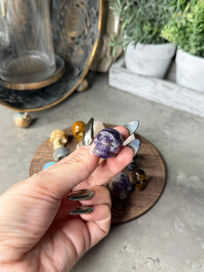 Intuitively selected Crystal Mini Skulls