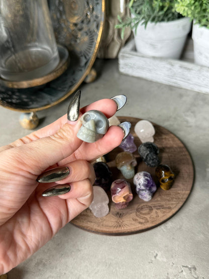 Intuitively selected Crystal Mini Skulls