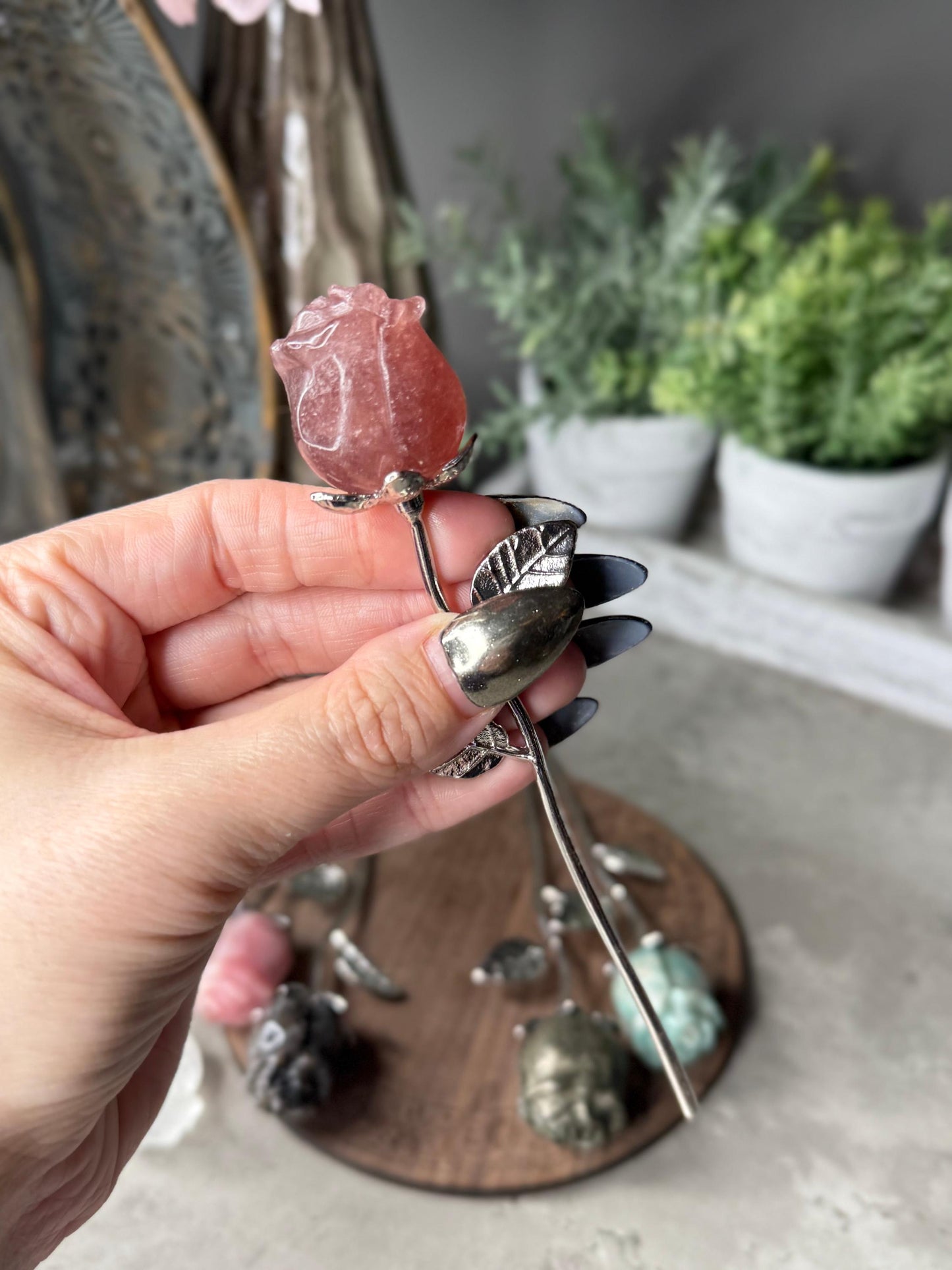 Crystal Rose Stems - Perfext Mothers Day gifts
