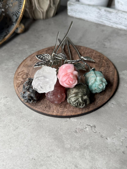 Crystal Rose Stems - Perfext Mothers Day gifts