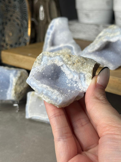 Blue Lace Agate Crystal Specimens