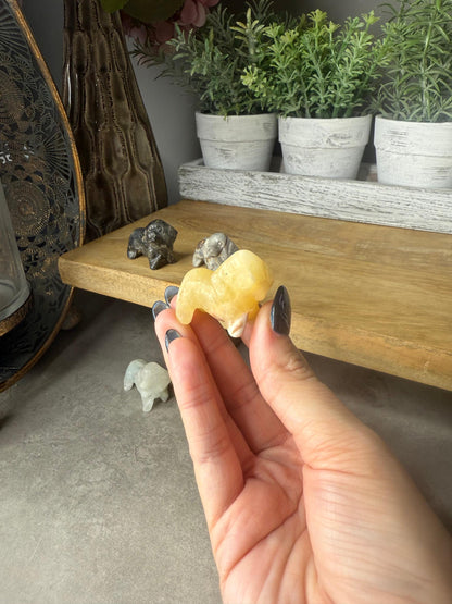 Sausage Dog Mini Crystal Carvings
