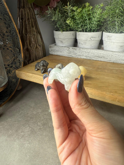 Sausage Dog Mini Crystal Carvings