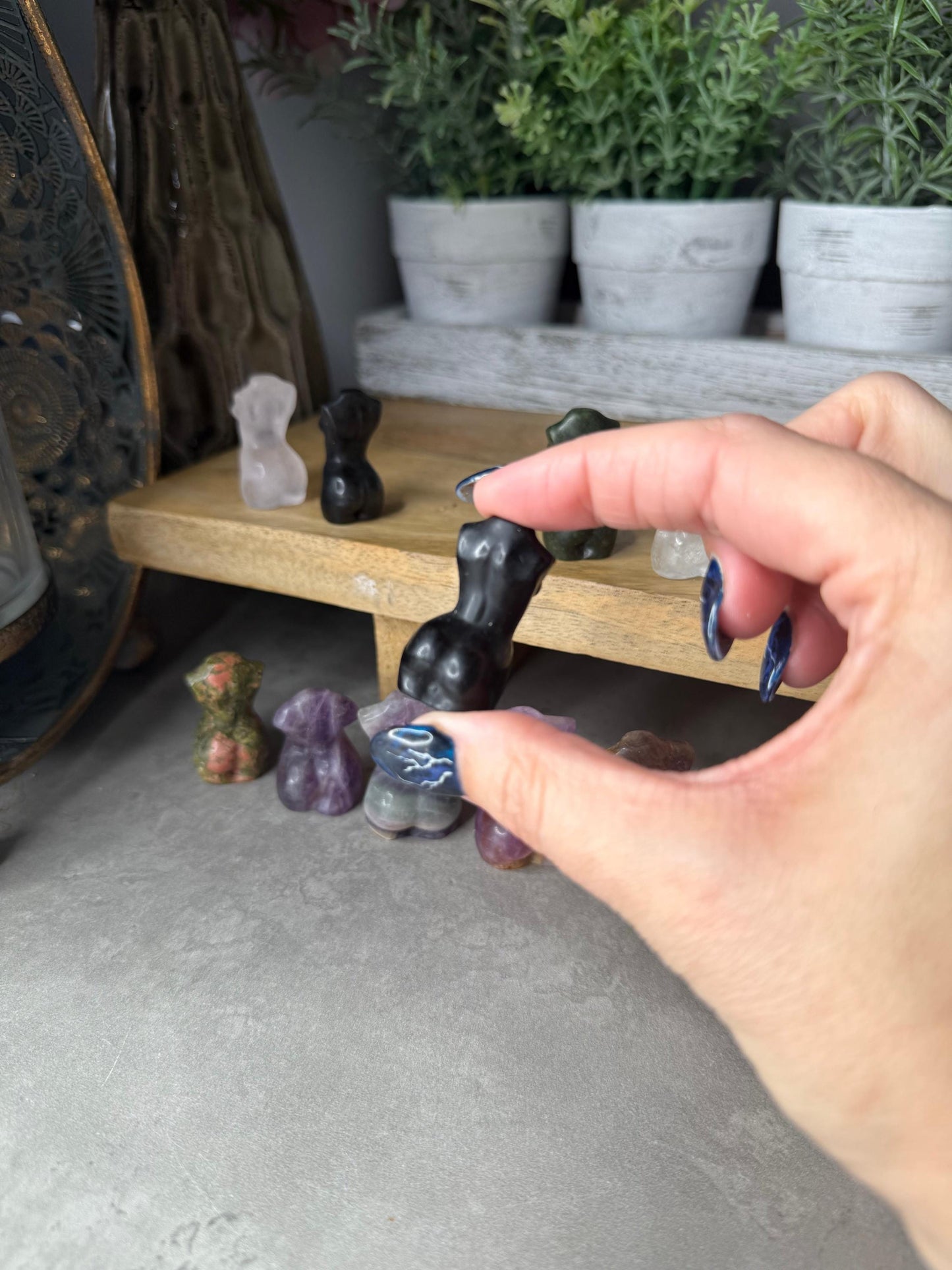 Goddess Mini Crystal Carvings