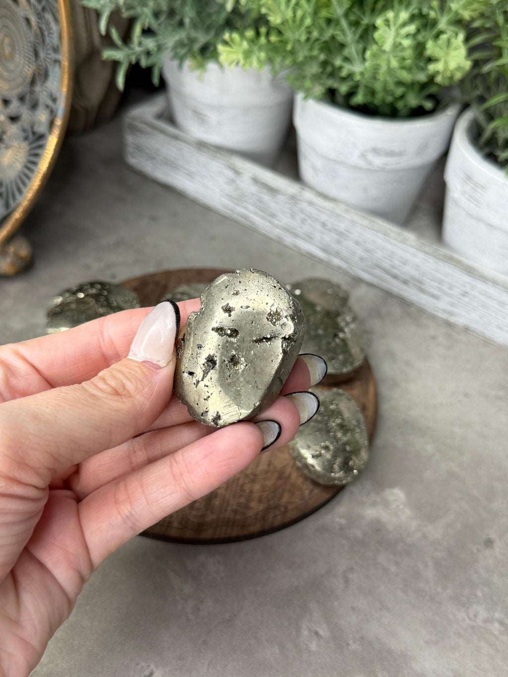 Pyrite Palmstone