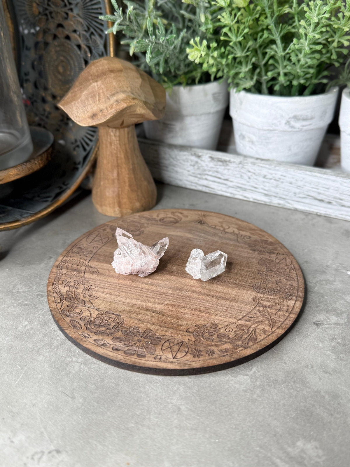 Colombian Lemurian Pink Quartz Crystal Specimens