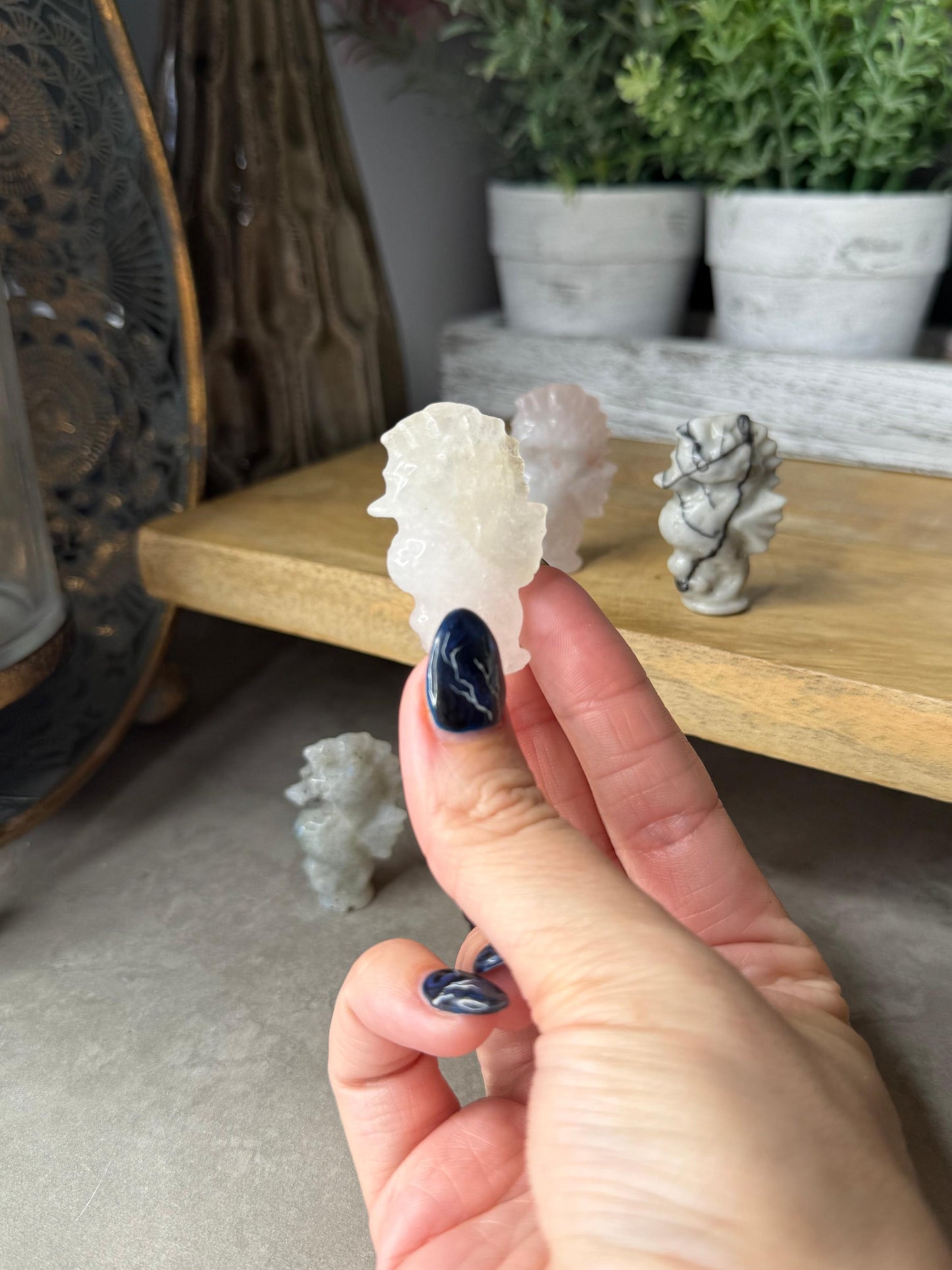 Seahorse Mini Crystal Carvings