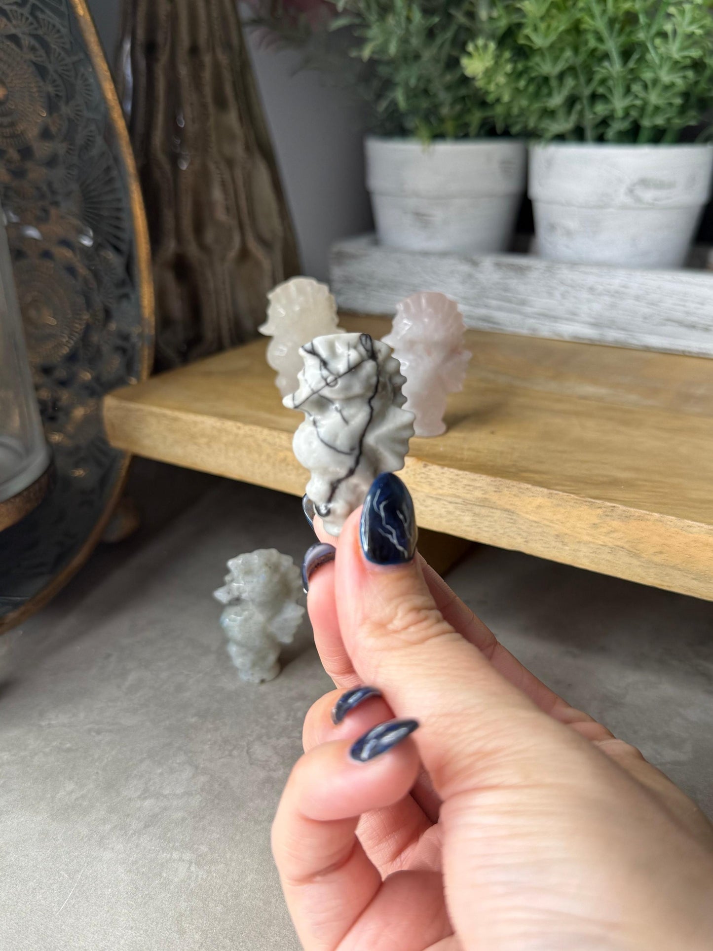 Seahorse Mini Crystal Carvings