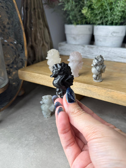 Seahorse Mini Crystal Carvings