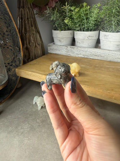 Sausage Dog Mini Crystal Carvings