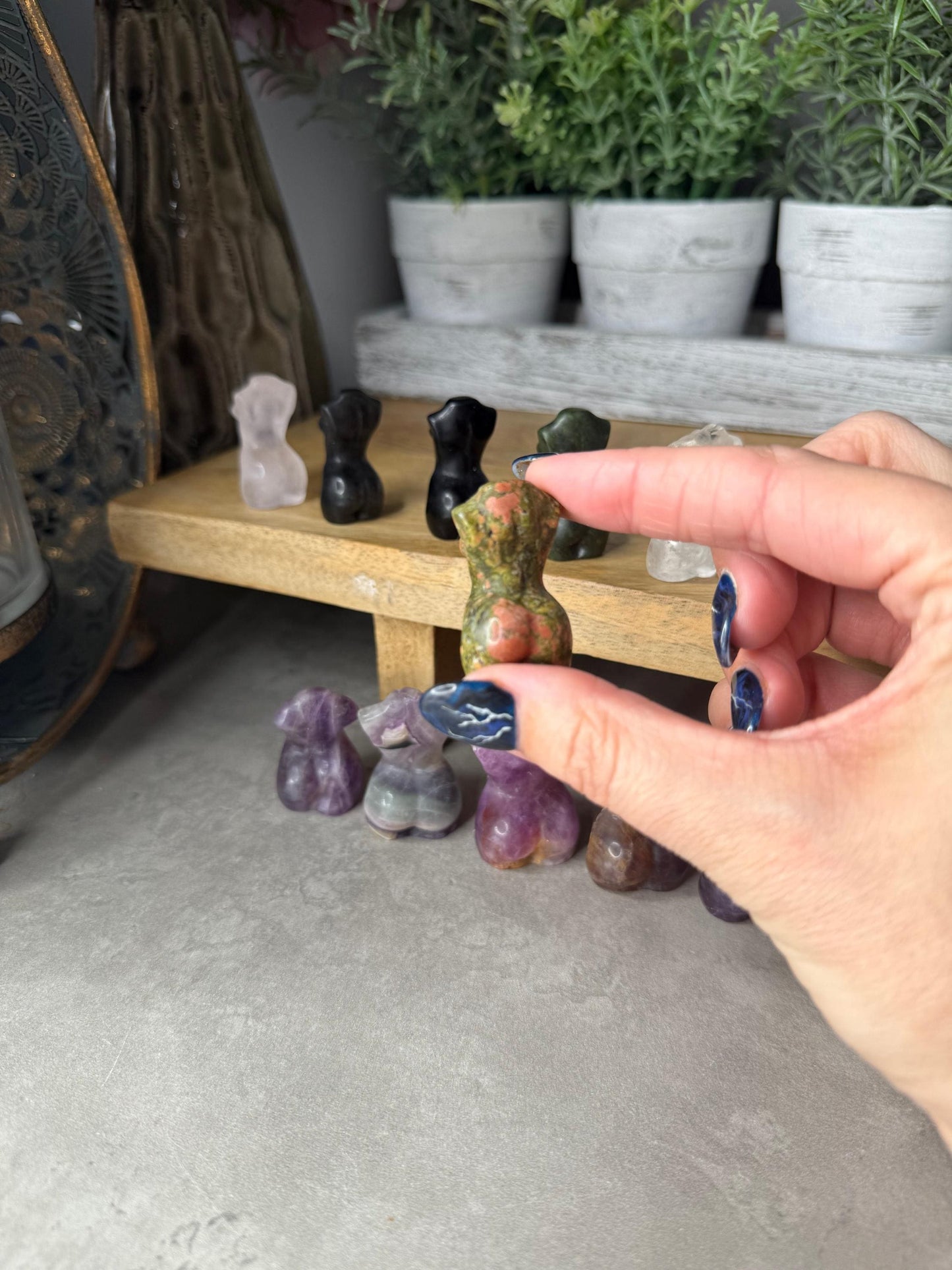 Goddess Mini Crystal Carvings