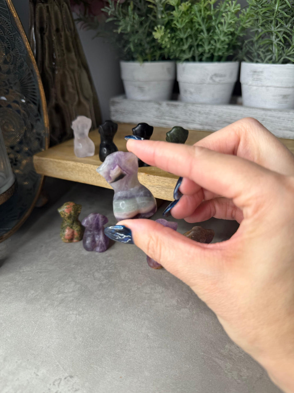 Goddess Mini Crystal Carvings
