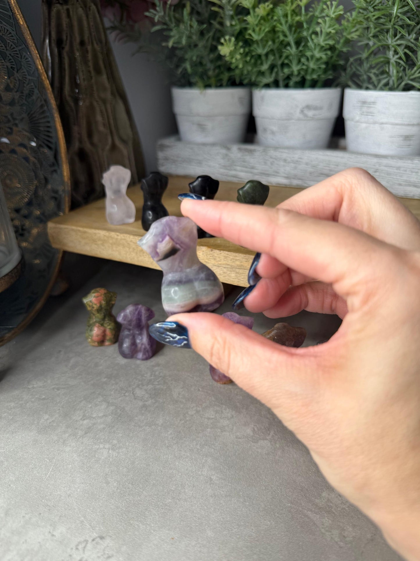 Goddess Mini Crystal Carvings